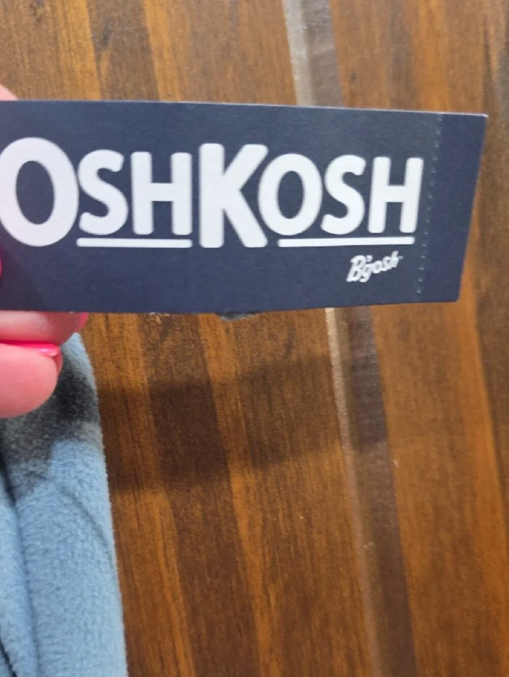 OshKosh B'gosh Light Blue Fleece Joggers with Penguin Print